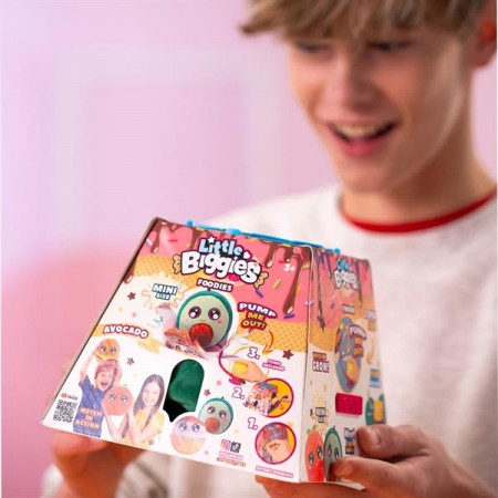Мягкая игрушка Biggies Little Foodies клубника надувная Мягкая игрушка Biggies Little Foodies клубника надувная