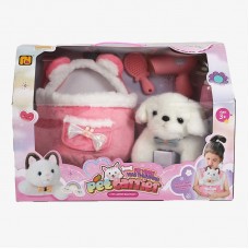 Мягкая игрушка собака со звуком и аксессуарами BabyToys 933-142