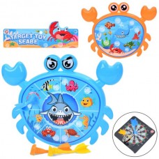 Дартс краб BabyToys с присосками, 27-20см, 3 дротика Дартс краб BabyToys с присосками, 27-20см, 3 дротика