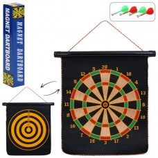 Магнитный дартс BabyToys MS 0106-12 двусторонний 4 дротика Магнитный дартс BabyToys MS 0106-12 двусторонний 4 дротика