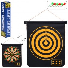 Магнитный дартс BabyToys MS 0106-15 двусторонний 6 дротиков Магнитный дартс BabyToys MS 0106-15 двусторонний 6 дротиков