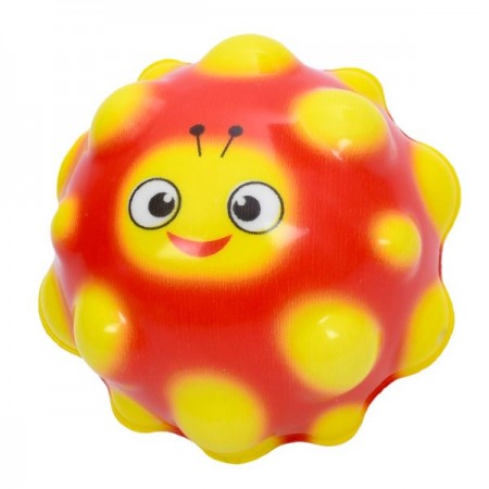 Детский фомовый мяч BabyToys MS 4309 антигравитационный с животными, 6 см