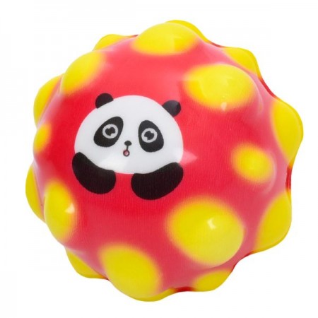 Детский фомовый мяч BabyToys MS 4309 антигравитационный с животными, 6 см