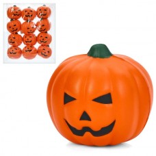 Фомовый мяч тыква Хэллоуин BabyToys MS 4791, 7 см, набор 12 штук