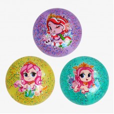 Детский резиновый мяч BabyToys 13 см микс цветов