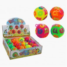 Прыгающий мяч BabyToys со светом и пищалкой Прыгающий мяч BabyToys со светом и пищалкой