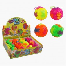 Детский прыгающий мяч BabyToys со светом и пищалкой Детский прыгающий мяч BabyToys со светом и пищалкой