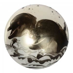 М'яч дитячий MS 1901, 9 дюймів, дельфіни