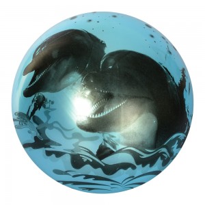 Мяч детский MS 1901, 9 дюймов, дельфины