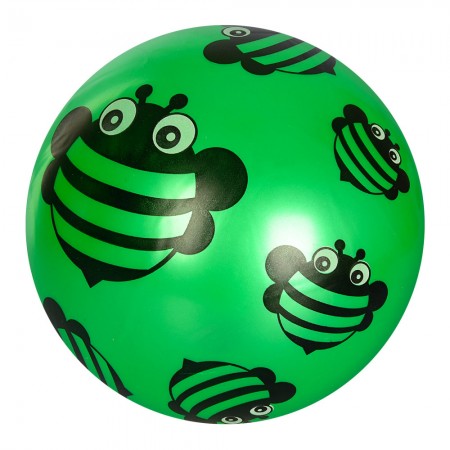 Дитячий м'яч BabyToys MS 1903 з малюнком бджоли, 9 дюймів Дитячий м'яч BabyToys MS 1903 з малюнком бджоли, 9 дюймів