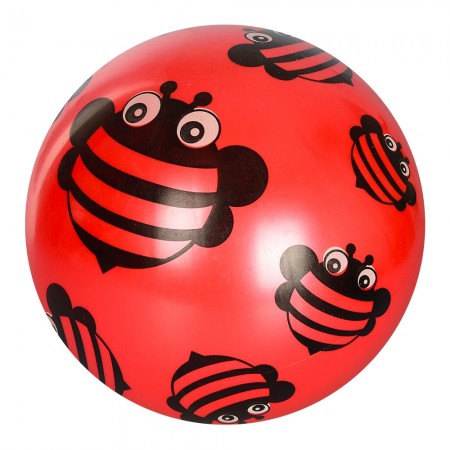Дитячий м'яч BabyToys MS 1903 з малюнком бджоли, 9 дюймів Дитячий м'яч BabyToys MS 1903 з малюнком бджоли, 9 дюймів