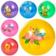 Мяч детский MS 3585 9 дюймов, рисунок животные, 60г, 6цветов