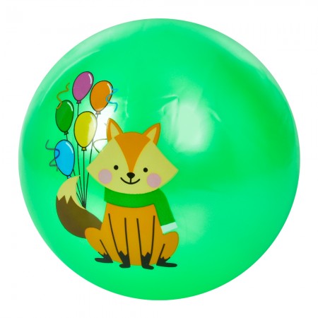 Дитячий м'яч BabyToys MS 3585 з малюнком тварин, 9 дюймів