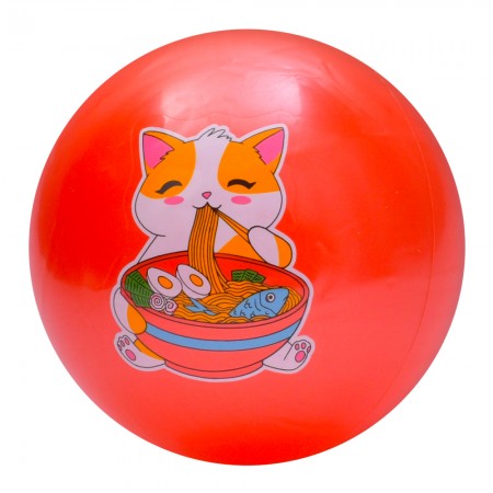 Детский мяч BabyToys MS 3770 с принтом животных 9 дюймов