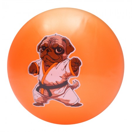 Дитячий м'яч BabyToys MS 3773, 9 дюймів, з принтом тварин Дитячий м'яч BabyToys MS 3773, 9 дюймів, з принтом тварин