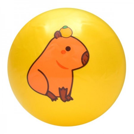Детский мяч BabyToys MS 3775 с капибарой, 9 дюймов, ПВХ Детский мяч BabyToys MS 3775 с капибарой, 9 дюймов, ПВХ