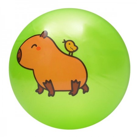 Детский мяч BabyToys MS 3775 с капибарой, 9 дюймов, ПВХ Детский мяч BabyToys MS 3775 с капибарой, 9 дюймов, ПВХ