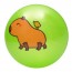 Детский мяч BabyToys MS 3775 с капибарой, 9 дюймов, ПВХ Детский мяч BabyToys MS 3775 с капибарой, 9 дюймов, ПВХ