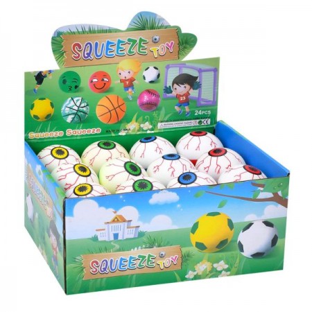 Дитячий м'яч BabyToys MS 4290 6см різні кольори 24шт Дитячий м'яч BabyToys MS 4290 6см різні кольори 24шт