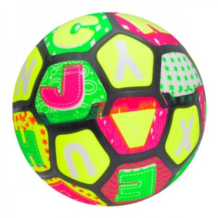Детский мяч BabyToys MS 4405, 9 дюймов, с рисунком, микс цветов