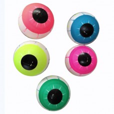 Детский мяч BabyToys MS 4409, 9 дюймов, рисунок глаз, микс цветов