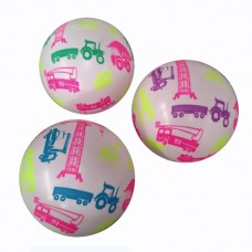 Детский мяч BabyToys MS 4412 с рисунком транспорт, 9 дюймов