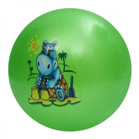 Дитячий масажний м'яч BabyToys MS 4918, 9 дюймів, мікс тварини та смайли Дитячий масажний м'яч BabyToys MS 4918, 9 дюймів, мікс тварини та смайли