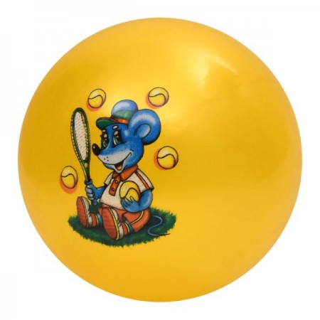 Дитячий масажний м'яч BabyToys MS 4918, 9 дюймів, мікс тварини та смайли Дитячий масажний м'яч BabyToys MS 4918, 9 дюймів, мікс тварини та смайли