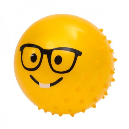 Дитячий масажний м'яч BabyToys MS 4929-12 зі смайлом 5 дюймів