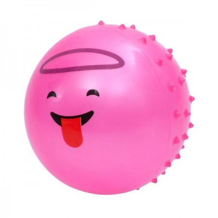 Дитячий масажний м'яч BabyToys MS 4929-12 зі смайлом 5 дюймів