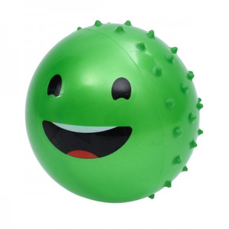 Дитячий масажний м'яч BabyToys MS 4929-12 зі смайлом 5 дюймів