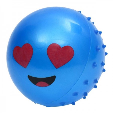 Детский массажный мяч BabyToys MS 4929-8 со смайлом, 3 дюйма, ПВХ Детский массажный мяч BabyToys MS 4929-8 со смайлом, 3 дюйма, ПВХ