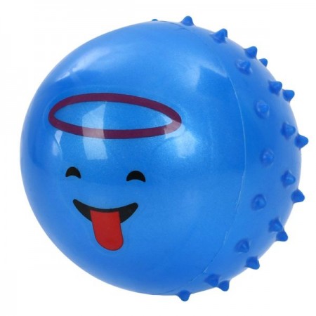 Дитячий масажний м'яч BabyToys MS 4930-8 смайл 3 дюйми Дитячий масажний м'яч BabyToys MS 4930-8 смайл 3 дюйми