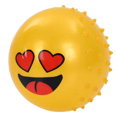 Дитячий масажний м'яч BabyToys MS 4930-8 смайл 3 дюйми Дитячий масажний м'яч BabyToys MS 4930-8 смайл 3 дюйми