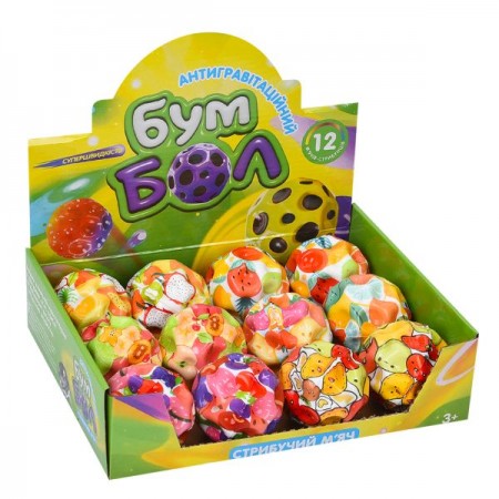 Детский фомовый мяч BabyToys MS 4891 антигравитационный фрукты 6,3 см набор 12 шт Детский фомовый мяч BabyToys MS 4891 антигравитационный фрукты 6,3 см набор 12 шт