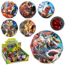 Детский фомовый мяч BabyToys MS 4902 антигравитационный со светом 6,3 см