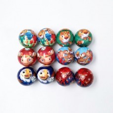 Детский фомовый мяч BabyToys MS 4994, 7 см, набор 12 штук