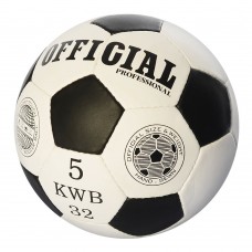 Мяч футбольный OFFICIAL 2500-200, размер 5, ПУ, 32 панели, ручная работа