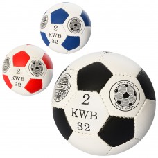 М'яч футбольний OFFICIAL 2502-20, розмір 2, ПУ, 32 панелі, ручна робота