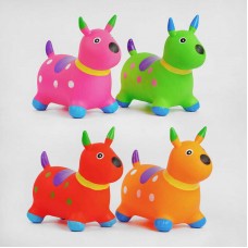 Прыгун резиновый собачка BabyToys 46 см микс цветов