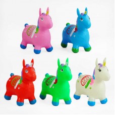 Прыгающая лошадка BabyToys с музыкой и светом, разные цвета