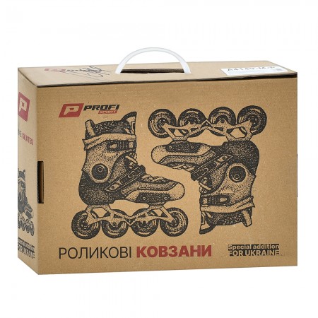 Ролики A4156-XS-OR (27-30) 1шт розсувні, шнурівка+бакля, алюм.рама, ABEC-7, колеса ПУ64мм, світло, устілка 16см, білий+помаранч Ролики A4156-XS-OR (27-30) 1шт розсувні, шнурівка+бакля, алюм.рама, ABEC-7, колеса ПУ64мм, світло, устілка 16см, білий+помаранч