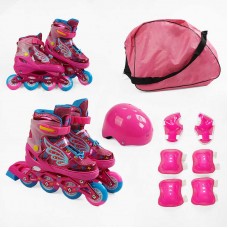 Детские ролики Best Roller SC-91300 размер 35-38 с защитой Детские ролики Best Roller SC-91300 размер 35-38 с защитой