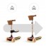 Самокат 2-в-1 Kinderkraft Raket Up Beige KRRAUP00BEG0000