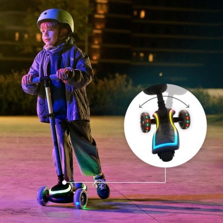 Самокат 2-в-1 Kinderkraft Raket Up Black KRRAUP00BLK0000 Самокат 2-в-1 Kinderkraft Raket Up Black KRRAUP00BLK0000