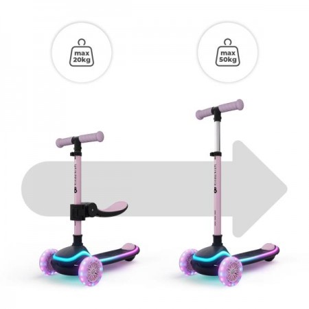 Самокат 2-в-1 Kinderkraft Raket Up Pink KRRAUP00PNK0000 Самокат 2-в-1 Kinderkraft Raket Up Pink KRRAUP00PNK0000