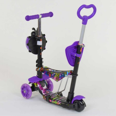 Дитячий самокат Best Scooter 5в1 з підсвіткою коліс Дитячий самокат Best Scooter 5в1 з підсвіткою коліс