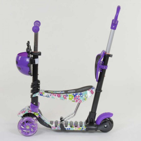 Детский самокат Best Scooter 68995 с подсветкой колес 5 в 1