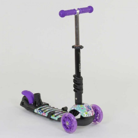 Детский самокат Best Scooter 68995 с подсветкой колес 5 в 1