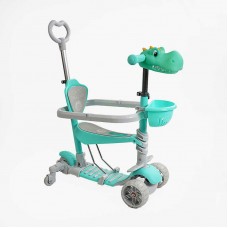 Самокат детский 5в1 Best Scooter P-67303 с колесами со светом